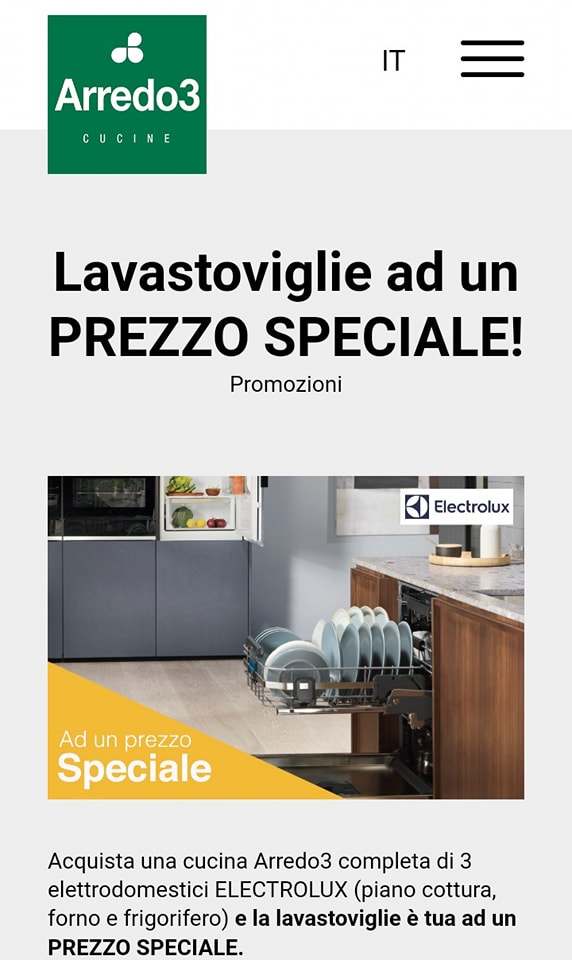 cucine arredo3 scontate a Roma