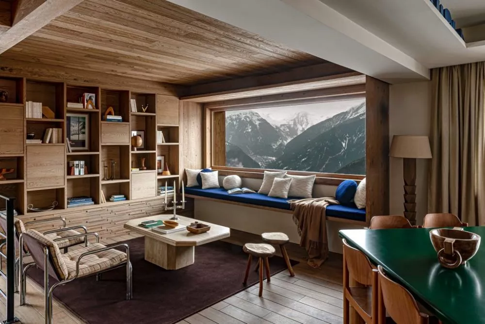 Casa in montagna con lo stile chalet