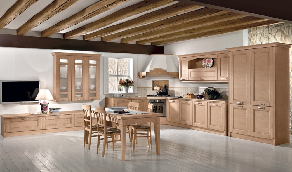 Arredo3 cucina classica tradizionale in frassino