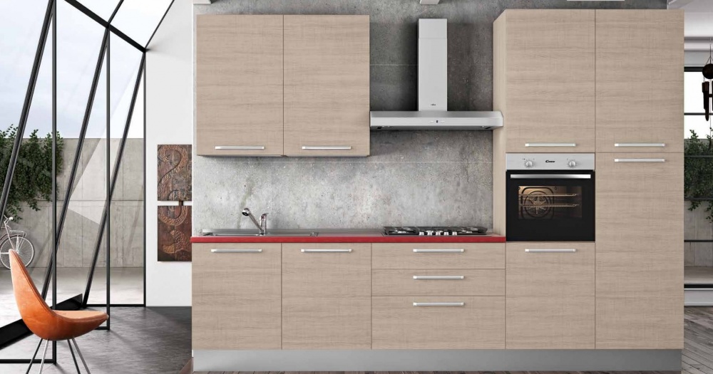 cucine moderna lineare ml 330 scontata