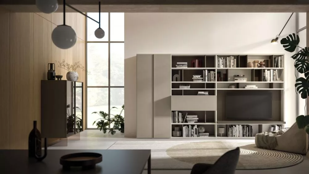 Pareti attrezzate moderne: progetto e funzionalita'