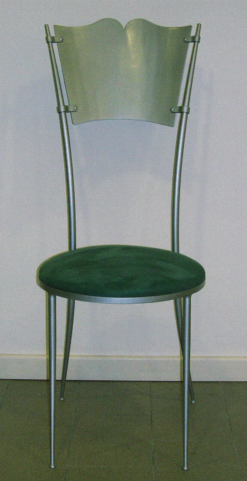 sedia ferro battuto colore verde